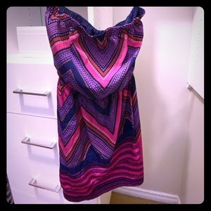 Strapless summer dress